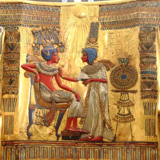 The throne of Tutankhamun The throne of Tutankhamun