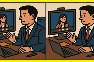 Рабочий созвон: сможете найти 3 отличия между рисунками за 15 секунд? Рабочий созвон: сможете найти 3 отличия между рисунками за 15 секунд?