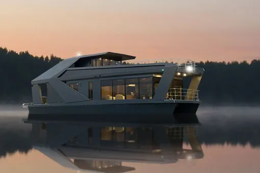 Ледовая резиденция: в России построили скоростной хаусбот для Крайнего Севера Ледовая резиденция: в России построили скоростной хаусбот для Крайнего Севера