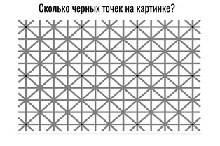 Вирусная оптическая иллюзия: сосчитайте верное количество черных точек на картинке, не сломав себе глаза Вирусная оптическая иллюзия: сосчитайте верное количество черных точек на картинке, не сломав себе глаза